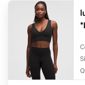 lululemon athletica Black Sports Bra